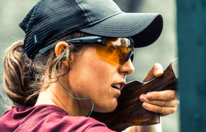 Shooting sunglasses sales