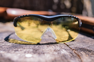 Clear Teal Light Black Frames Yellow Shade | SSP Eyewear