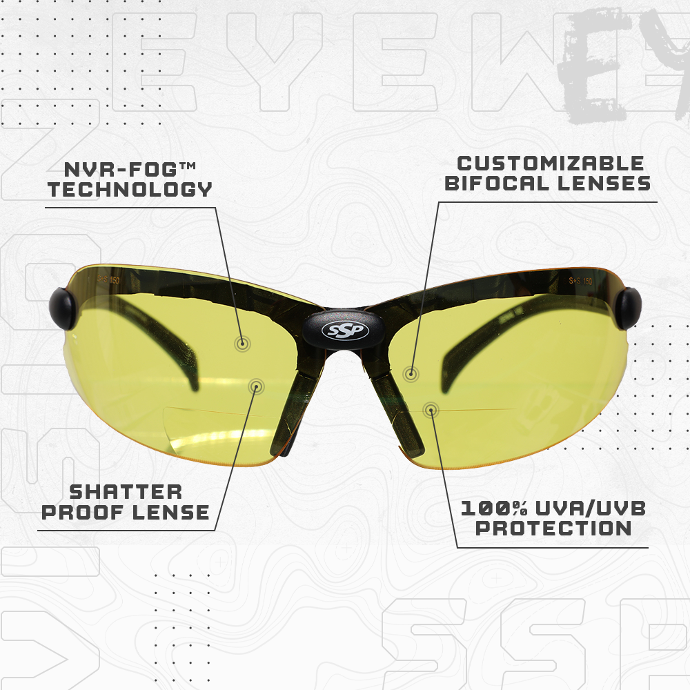 Prescription shooting glasses bifocal hotsell